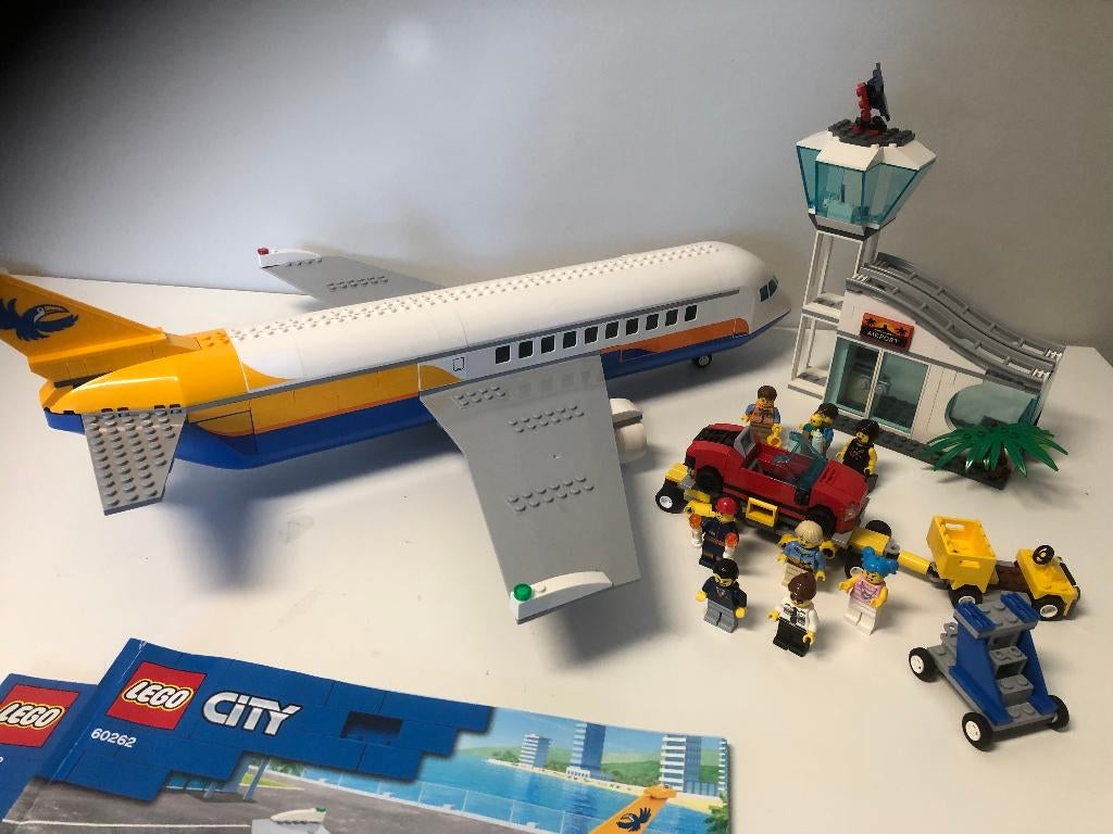 Lego city 60262 Passagiersvliegtuig - compleet, Compleet, City, Lego, Ophalen of Verzenden
