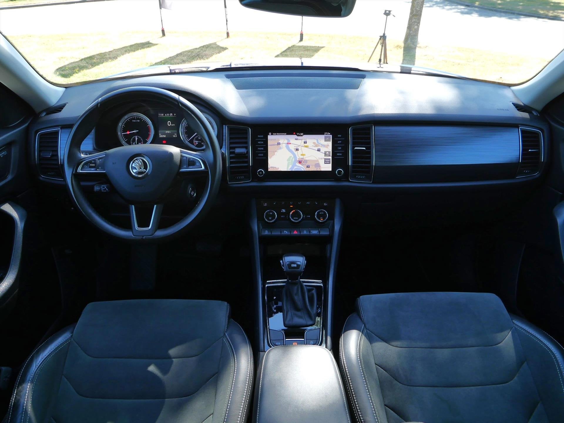 SKODA Kodiaq 1.5 TSI Greentech ACT 150pk DSG-7 7pl. Limited, Auto's, 12 maanden, 4 cilinders, Blauw, Origineel Nederlands