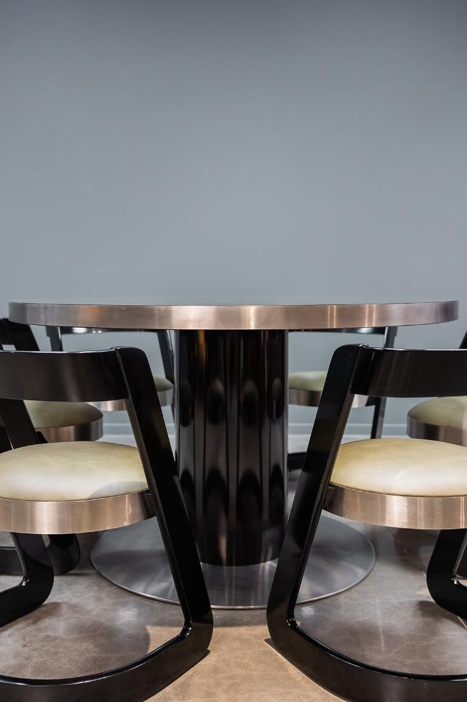 Rizzo dining set, Ophalen of Verzenden, Vijf, Zes of meer stoelen