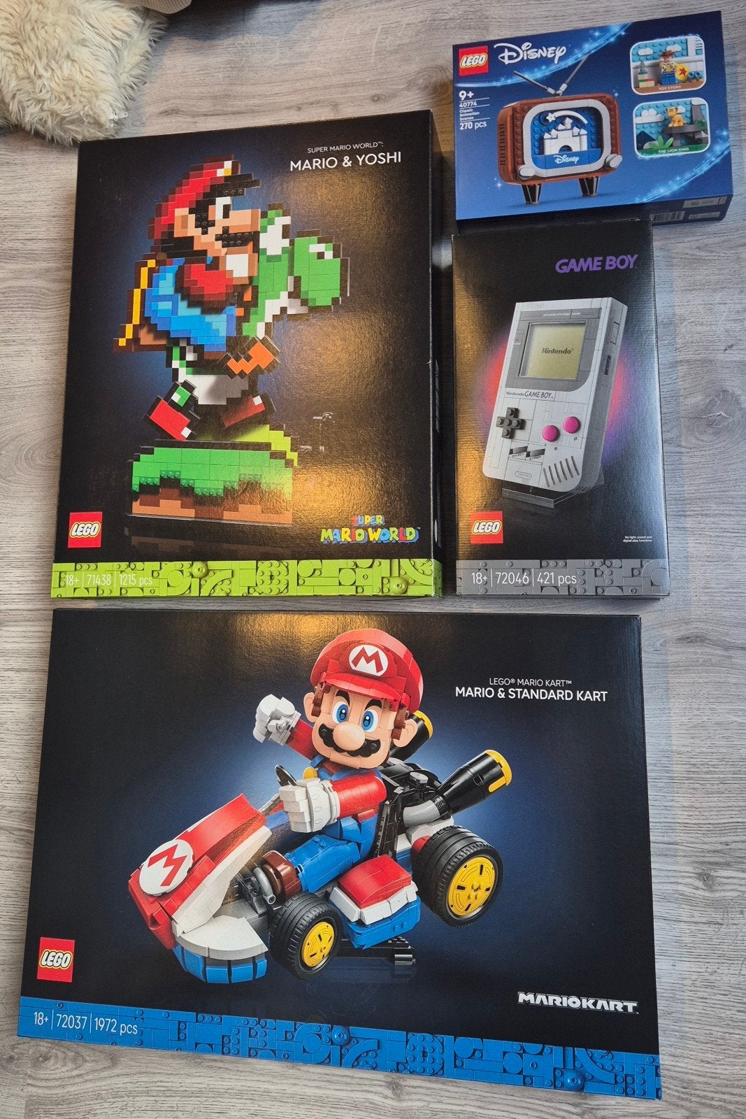 4 sealed lego sets