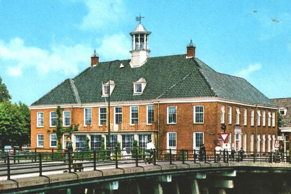 993227 Ommen Ov 1971 Gemeentehuis Gelopen, Ophalen of Verzenden, 1960 tot 1980, Gelopen, Overijssel