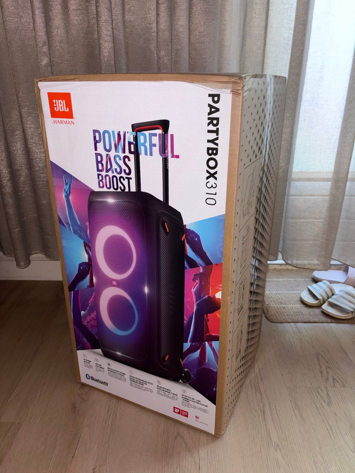 Nieuw in doos JBL PartyBox 310, Audio, Tv en Foto, Luidsprekers, 150 watt of meer, JBL, Party speaker, Nieuw