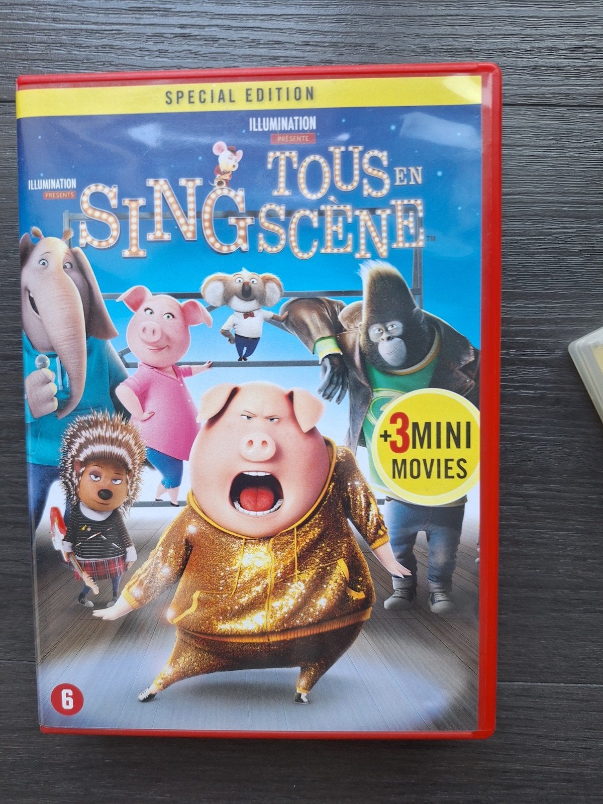 Sing (Tous en Scène) Special Edition DVD +3 Mini Movies, Nederlands, Animatie, Nederlands, Ophalen of Verzenden