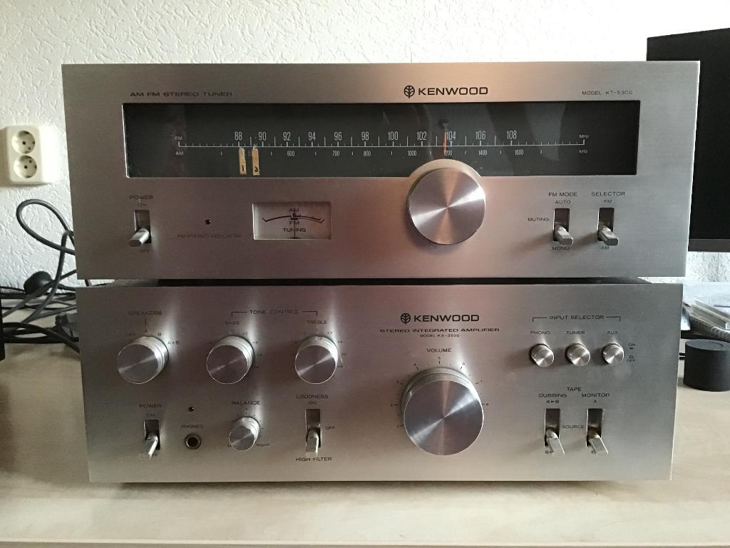 Versterker Amplifier KA3500 en tuner stereo Kenwood KT 5300, Ophalen, Gebruikt, Minder dan 60 watt, Overige merken