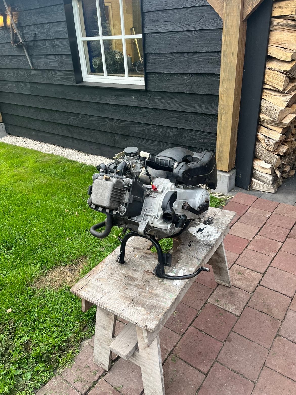 Vespa 4 takt 50cc motorblok PLUG AND PLAY, Ophalen of Verzenden, Zo goed als nieuw, Blok, Piaggio