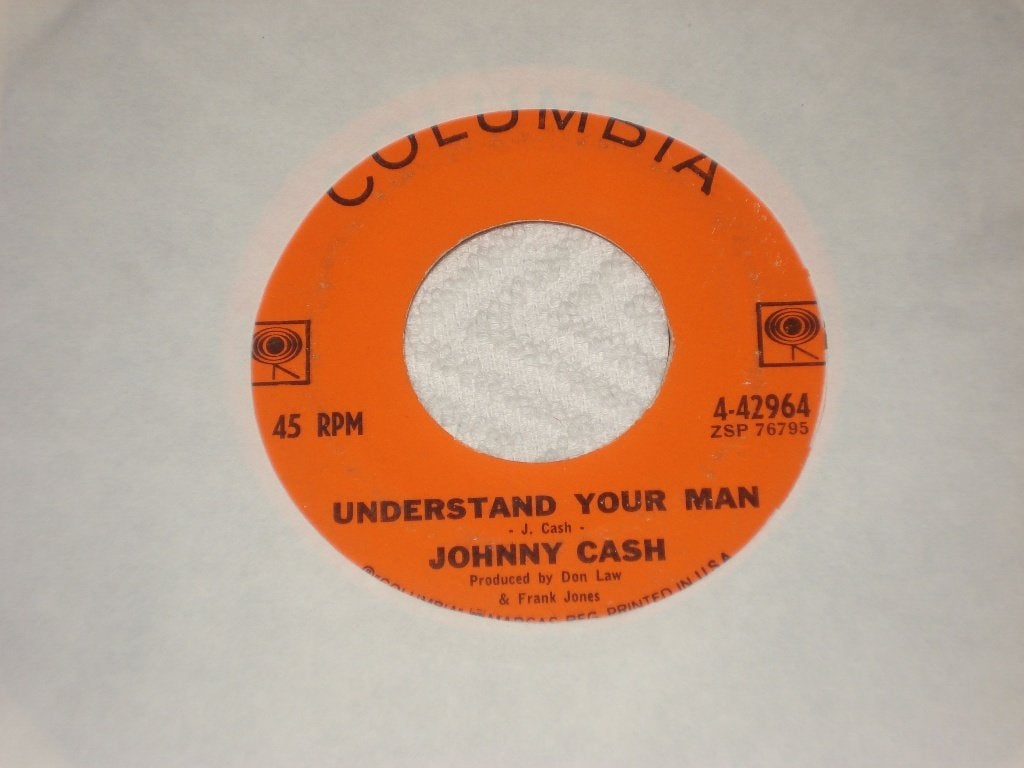 Johnny Cash    Understand Youre Man   Orgineel, Originele persing, Ophalen of Verzenden, Zo goed als nieuw, Country en Western