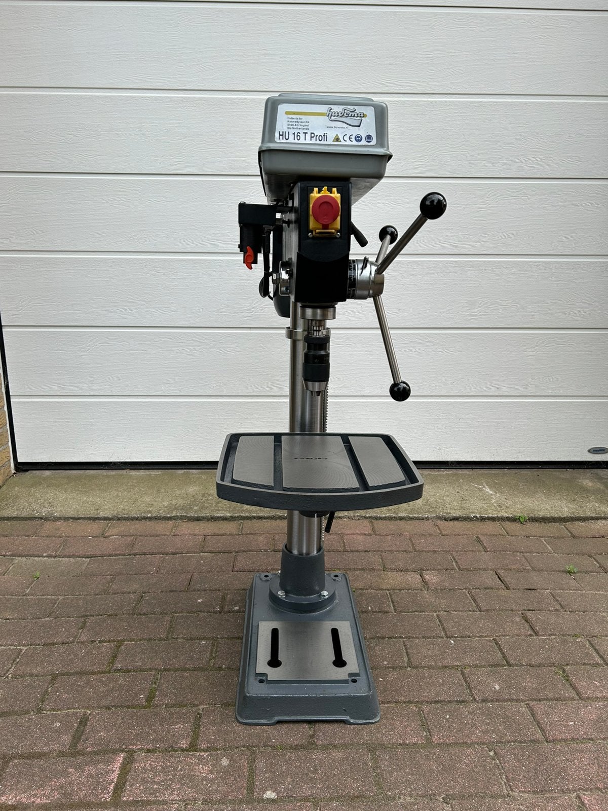 Huvema HU 16 T Profi 230 volt, Doe-het-zelf en Verbouw, Gereedschap | Boormachines, Ophalen, Gebruikt, Kolomboormachine