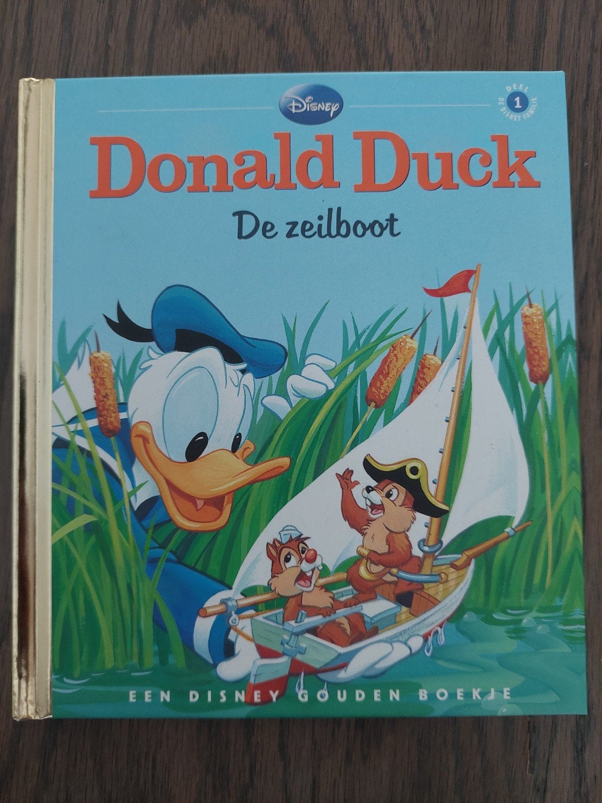Donald Duck: De zeilboot - Een Disney Gouden Boekje, Ophalen of Verzenden, Zo goed als nieuw, Walt Disney, 2 tot 3 jaar
