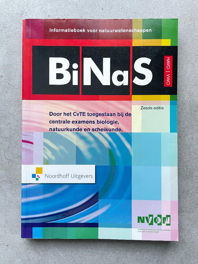 BINAS 6e editie, Boeken, Schoolboeken, Overige vakken, Verzenden, Diverse auteurs, Zo goed als nieuw