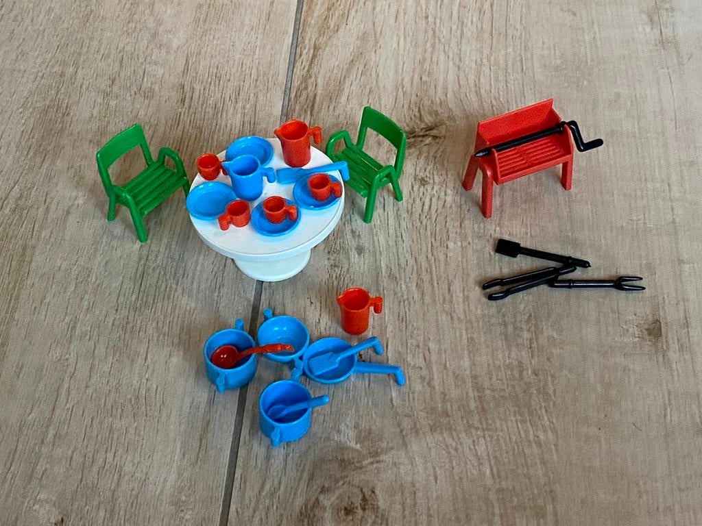 Playmobil vintage set 3279 Camping accesoires, Ophalen, Zo goed als nieuw