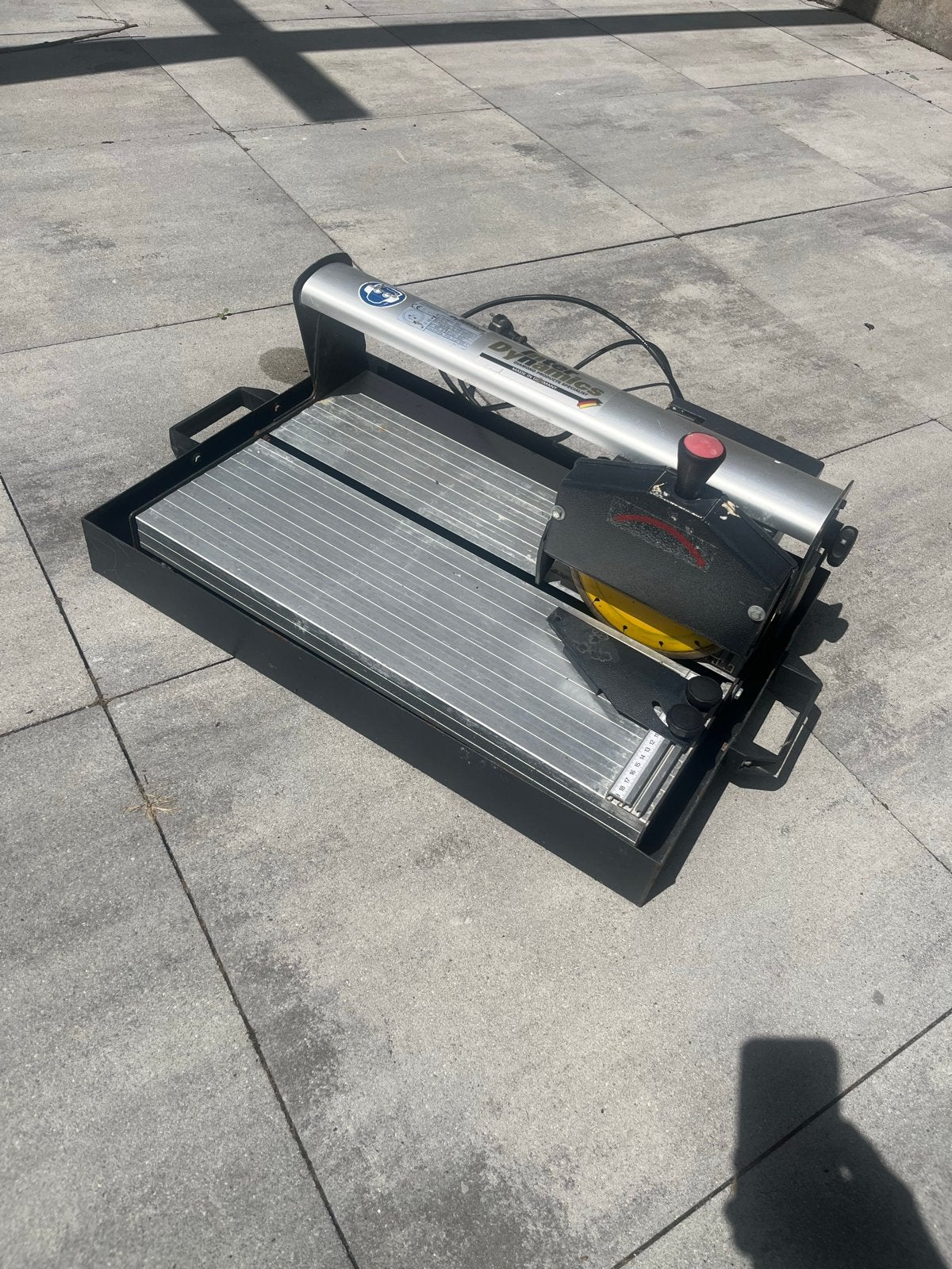 Inter Dynamics 350 Tafelzaag - Prima werkend, Gebruikt, Cirkelzaag, 600 tot 1200 watt, Ophalen of Verzenden