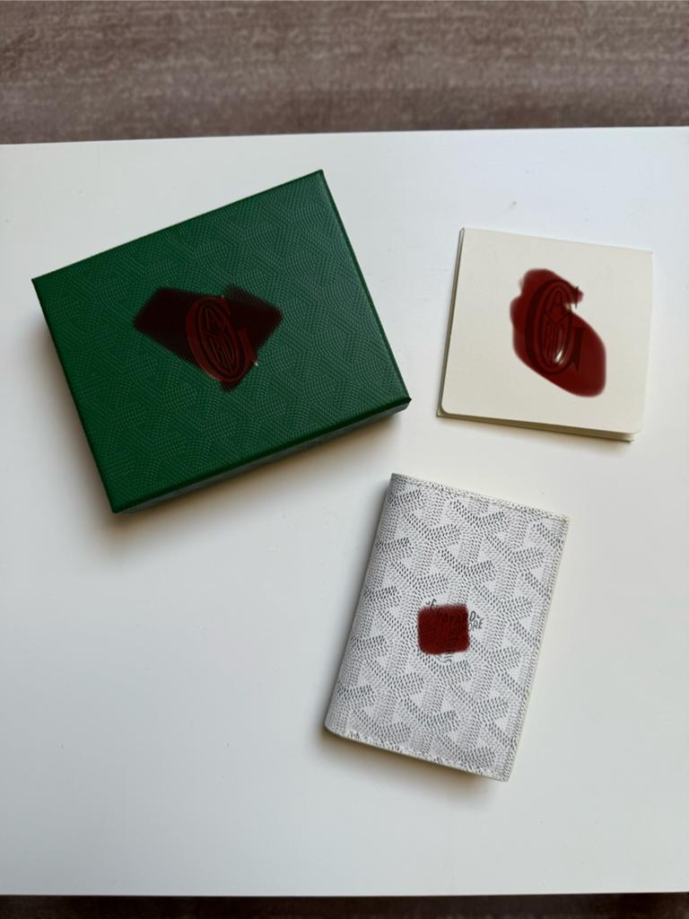 Goyard Saint-Pierre Cardholder Wallet White, Overige merken, Wit, Nieuw, Ophalen of Verzenden