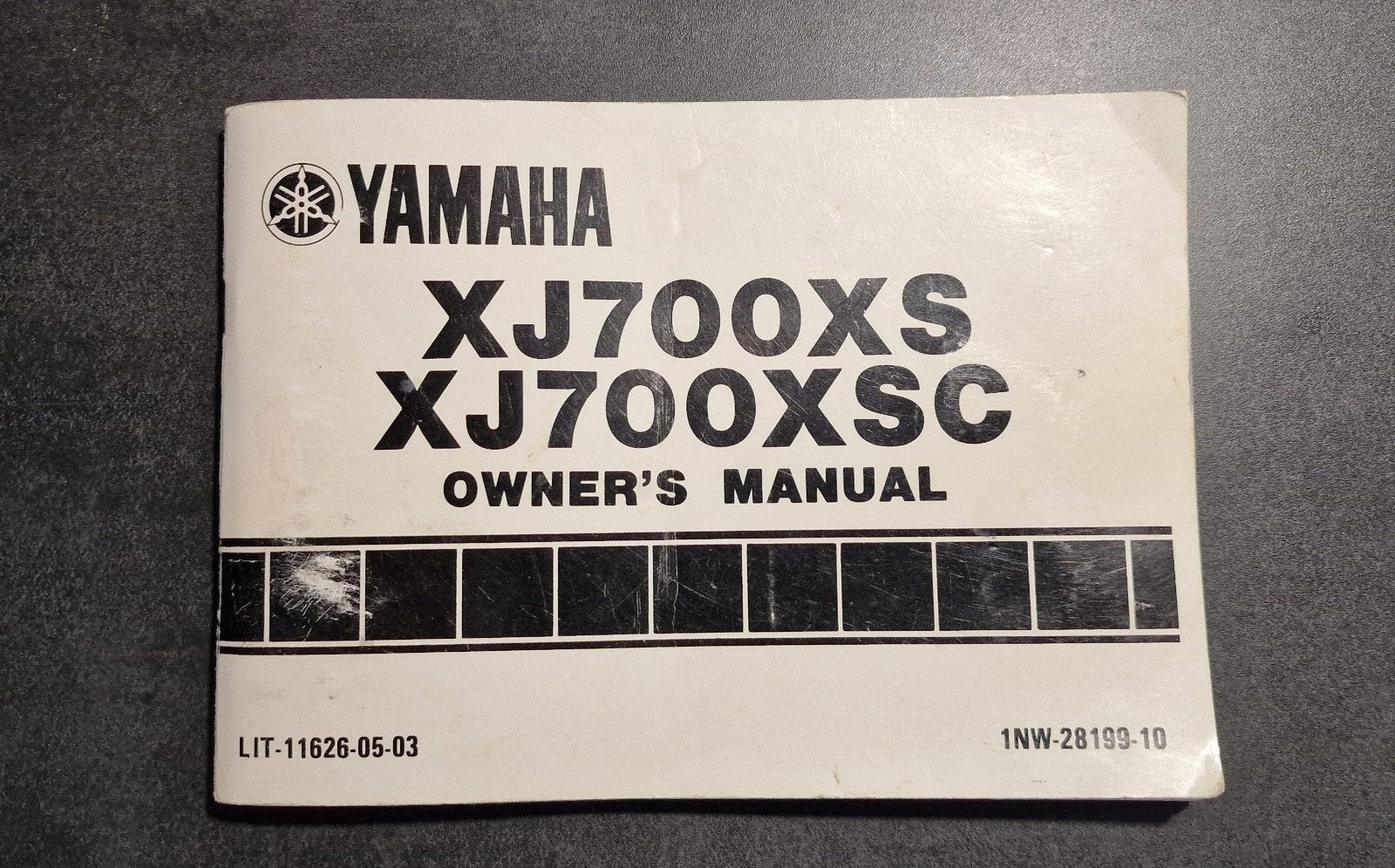 Yamaha Xj700xs xj700xsc Maxim owners manual handleiding, Motoren, Ophalen of Verzenden, Yamaha