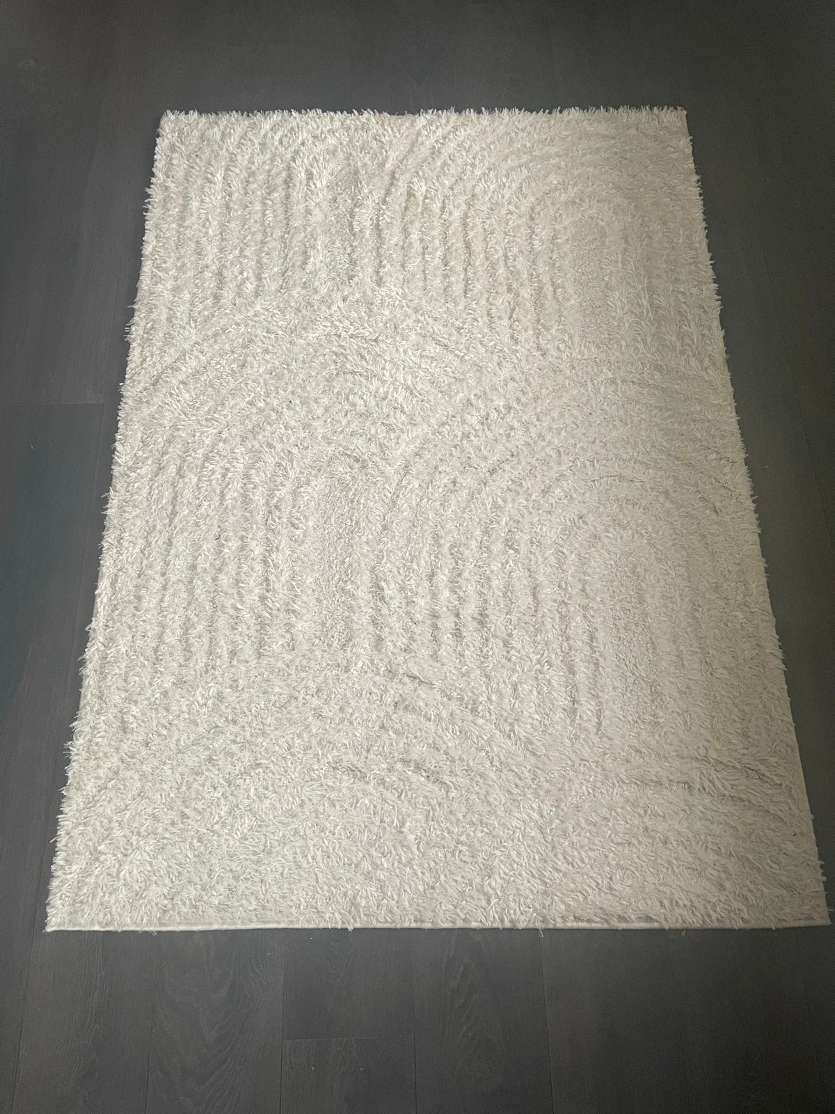 Zo goed als nieuw Fraai vloerkleed, dier- en rookvrij, Huis en Inrichting, Ophalen, 100 tot 150 cm, Zo goed als nieuw, Crème