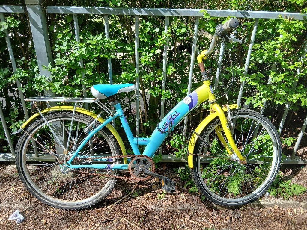 Fiets mountain bike 24 inch - opknappertje, Fietsen en Brommers, Fietsen | Jongens, Ophalen, Onbekend, Versnellingen, Gebruikt