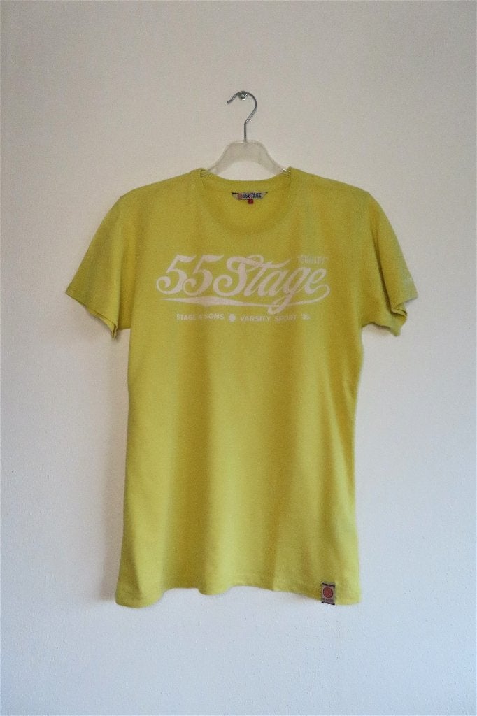 T-Shirt Geel 55 Stage mt S (G04), Kleding | Heren, Geel, Ophalen of Verzenden, Zo goed als nieuw, 55 Stage