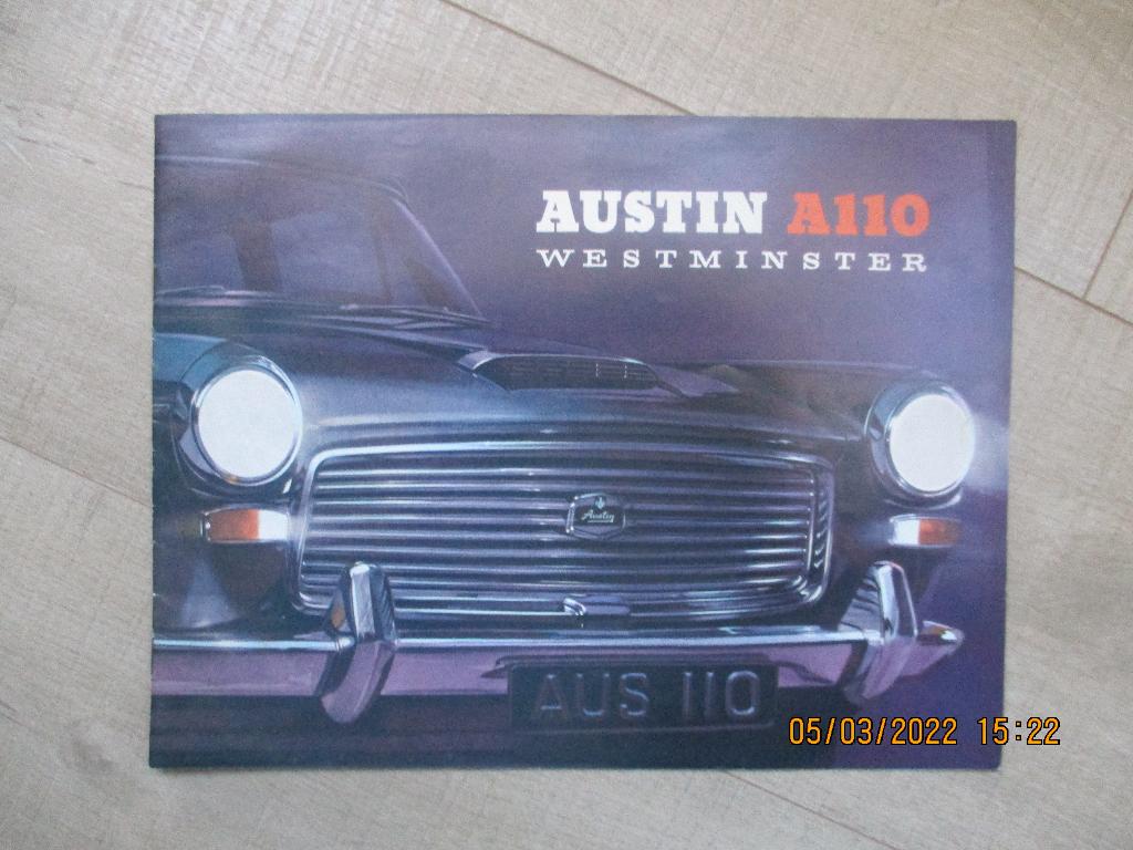 Austin A110 en A60 Oldtimerfolders, Ophalen of Verzenden, Zo goed als nieuw, Overige merken