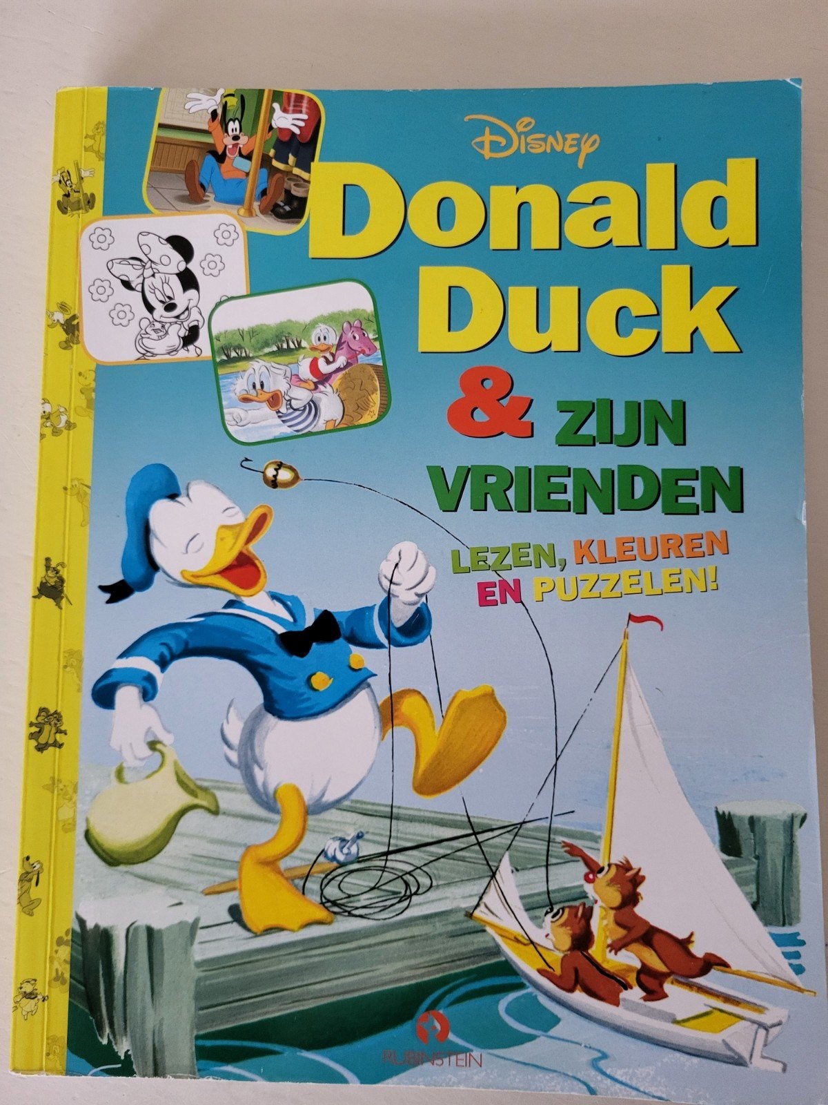 Donald Duck & Zijn Vrienden: Lezen, Kleuren & Puzzele, Boeken, Ophalen of Verzenden, Gelezen, Walt Disney, Fictie algemeen
