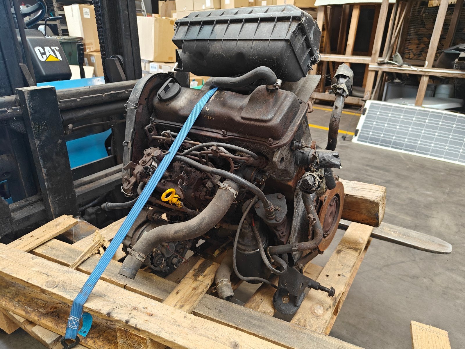 VW 1.6 D motorblok Golf mk1 mk2 Caddy mk1, Ophalen of Verzenden