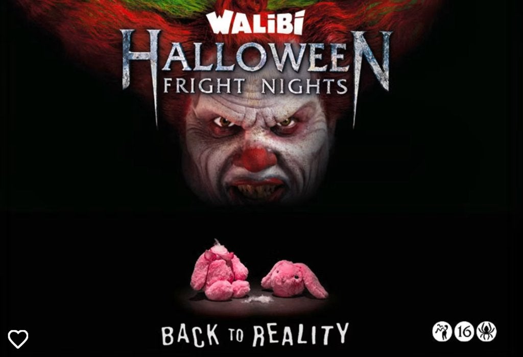 Walibi Fright Night Tickets 22 Oktober, Twee personen, Ticket of Toegangskaart