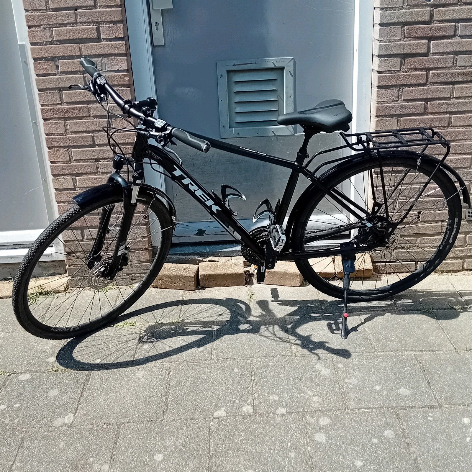 Trek Dual Sport 3 maat M citybike/trekkingbike Zwart, Ophalen, Meer dan 20 versnellingen, Schijfrem, Overige merken