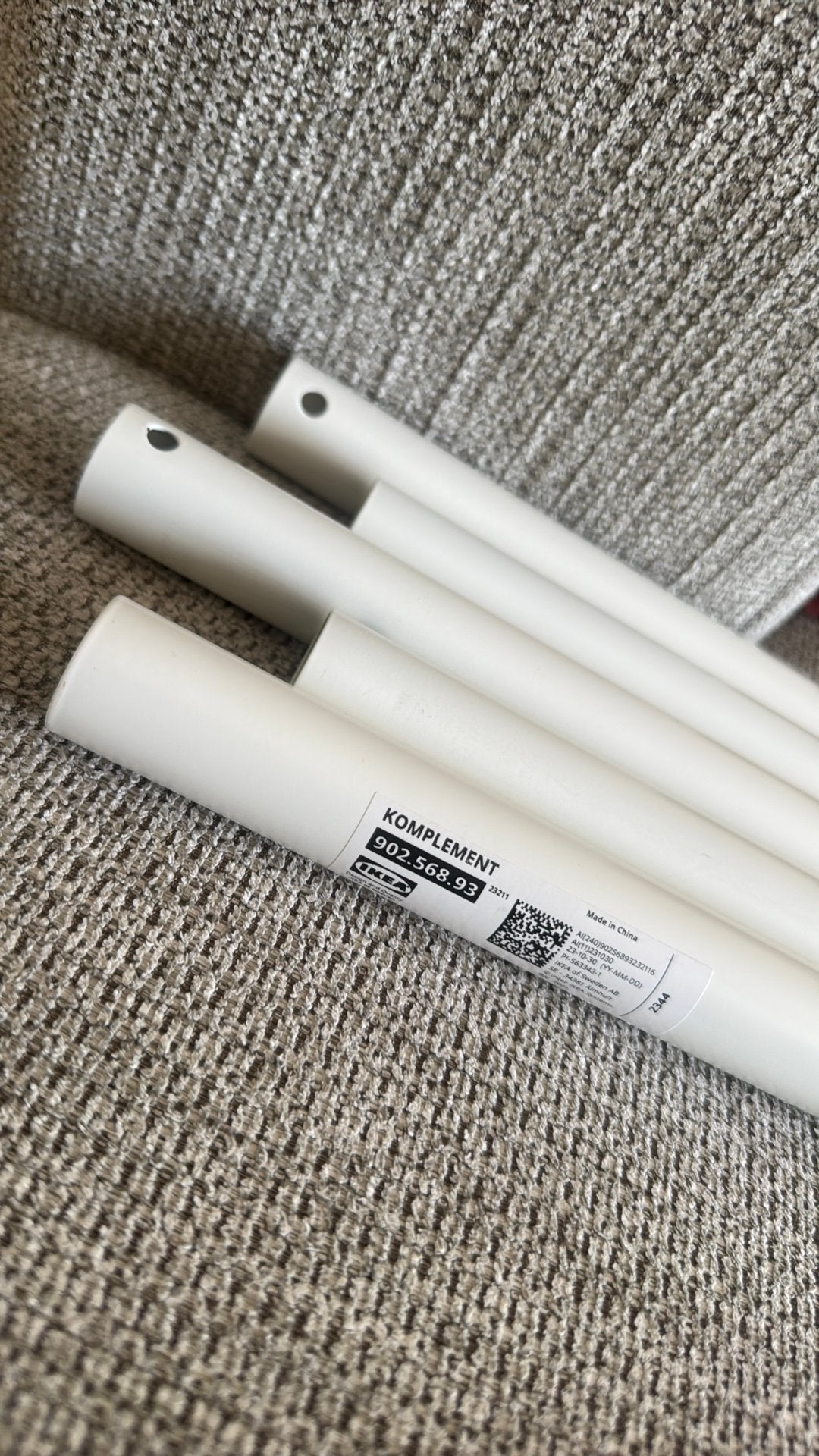 Ikea pax roede 5x 50cm, 200 cm of meer, Zo goed als nieuw, 50 tot 75 cm, 50 tot 100 cm