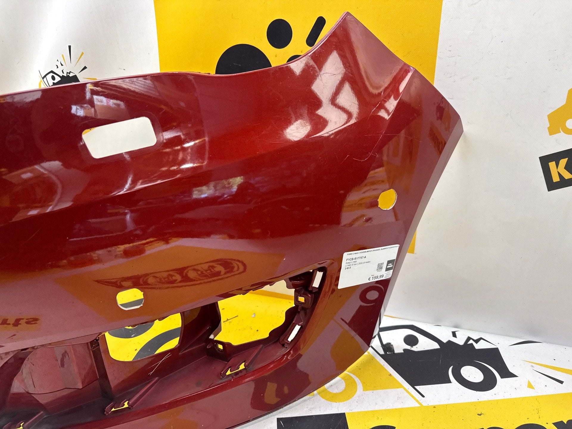 Ford C Max 2 Voorbumper ORIGINEEL BUMPER F1CB-R17757-A, Gebruikt, Voor, Info@ford.com, Ophalen of Verzenden