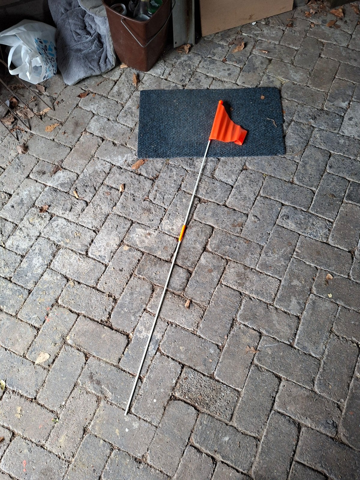 Oranje fietsvlaggetje voor kinderfiets of aanhanger, Fietsen en Brommers, Ophalen of Verzenden, Nieuw