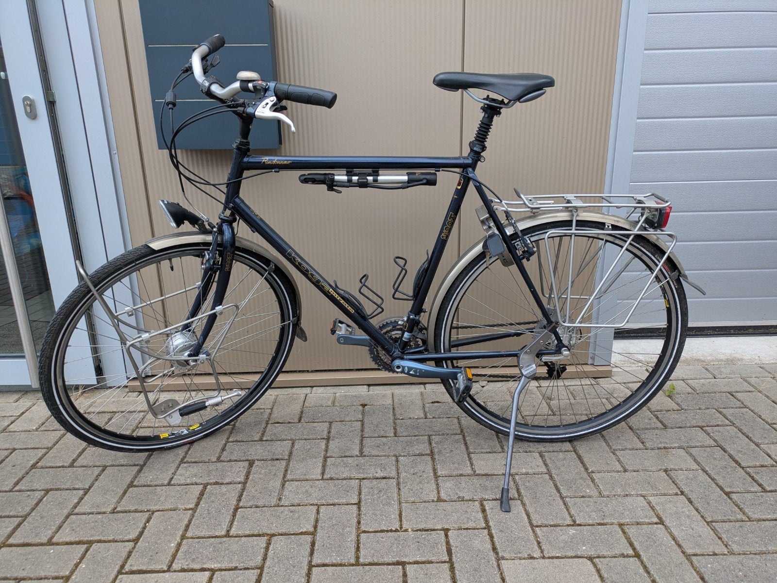 Koga Miyata Randonneur 60 cm, Shimano Deore LX/XT fiets, Fietsen en Brommers, Fietsen | Heren | Herenfietsen, Gebruikt, Velgrem