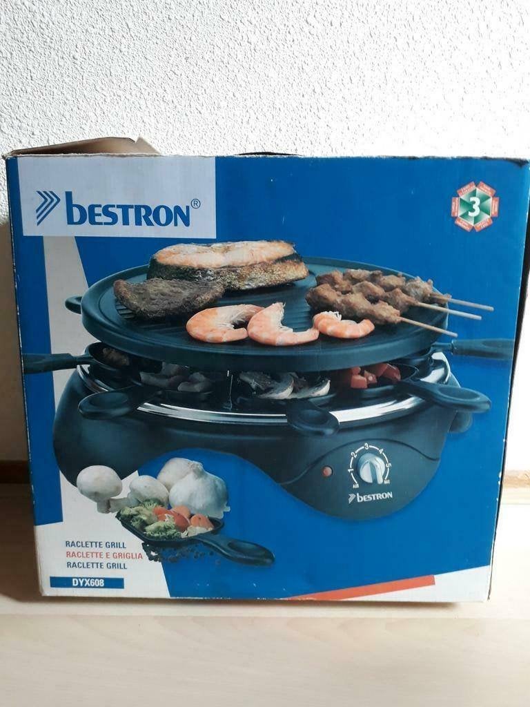 Bestron raclette grill/ gourmetstel. Zo goed als nieuw, Ophalen of Verzenden, Zo goed als nieuw, 8 personen of meer