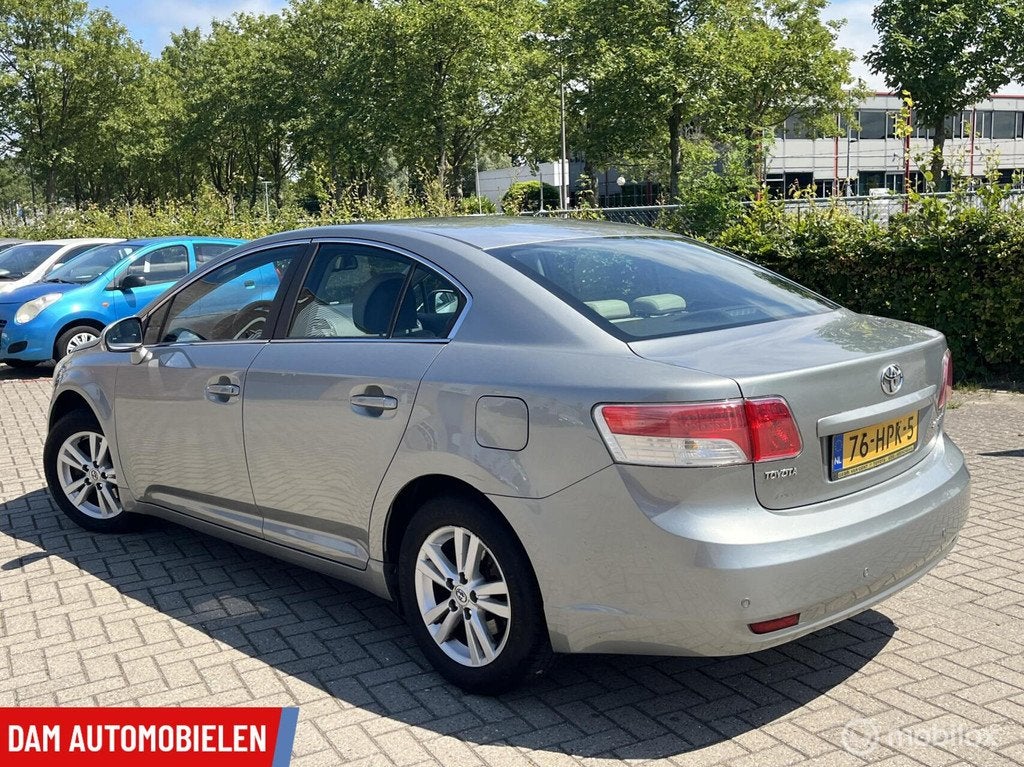 Toyota Avensis, 1.8 VVTi Dynamic, 2e Eig AUTOMAAT, Leder, AI, Auto's, Toyota, 4 cilinders, 152 pk, Euro 4, Zilver of Grijs