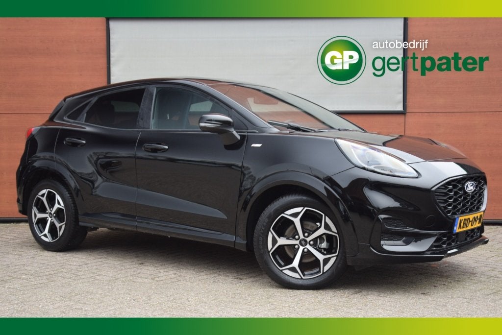 Ford Puma 1.0 EcoBoost Hybrid ST-Line Keyless/El. achterklep, Automaat, Zwart, Zwart, Origineel Nederlands