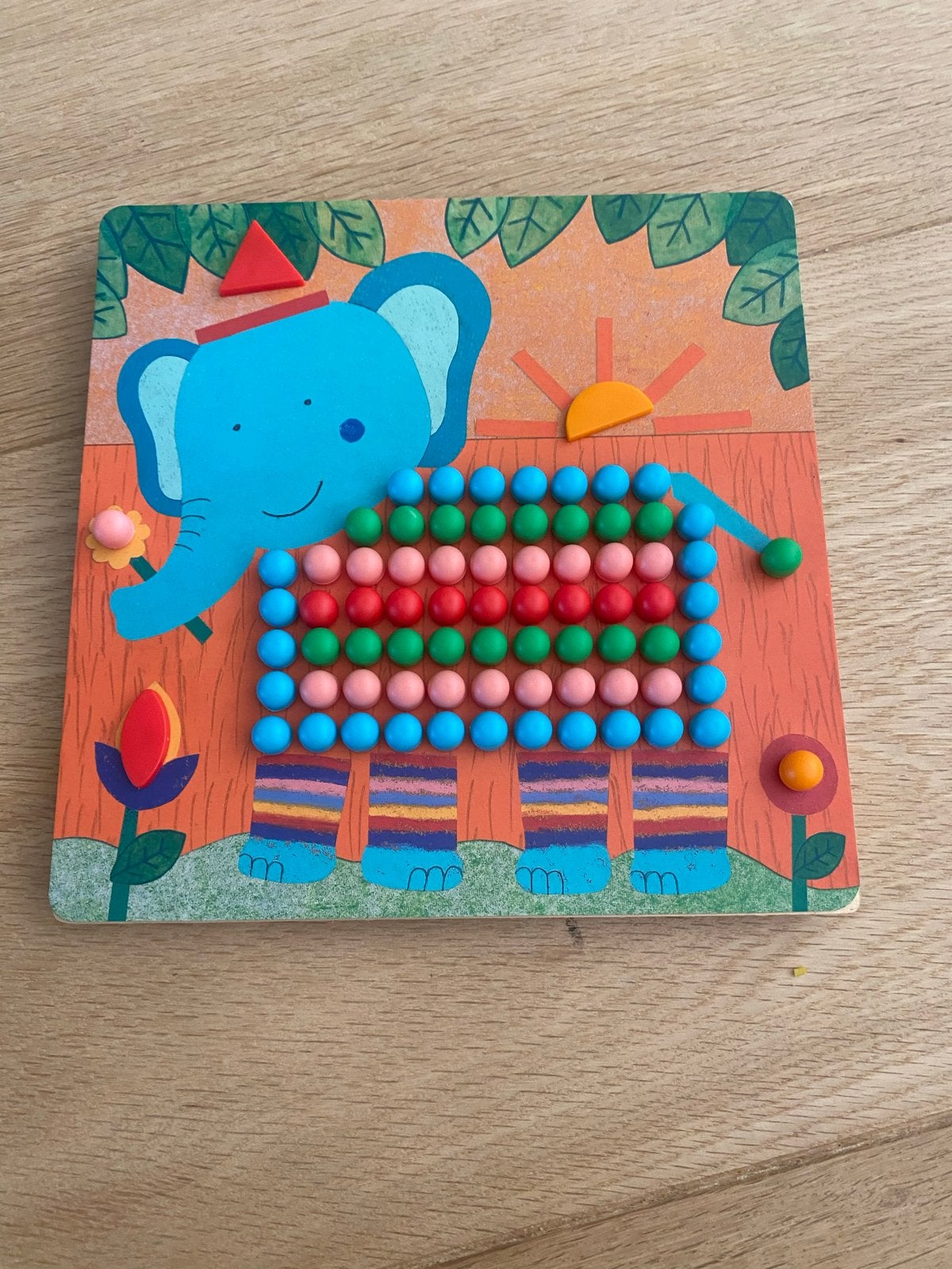 Djeco Mosaico Animo - Mozaïek spel met dieren, Kinderen en Baby's, Ophalen, Zo goed als nieuw, Knutselen