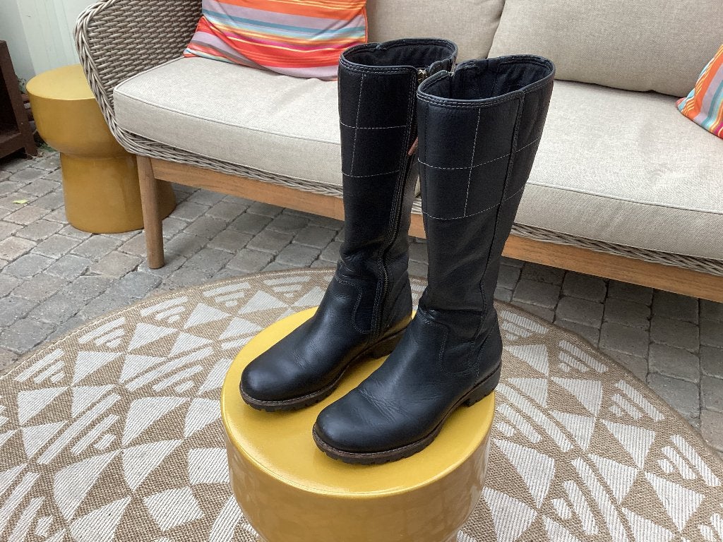 Laarzen van Timberland, Ophalen, Hoge laarzen, Zwart, Zo goed als nieuw