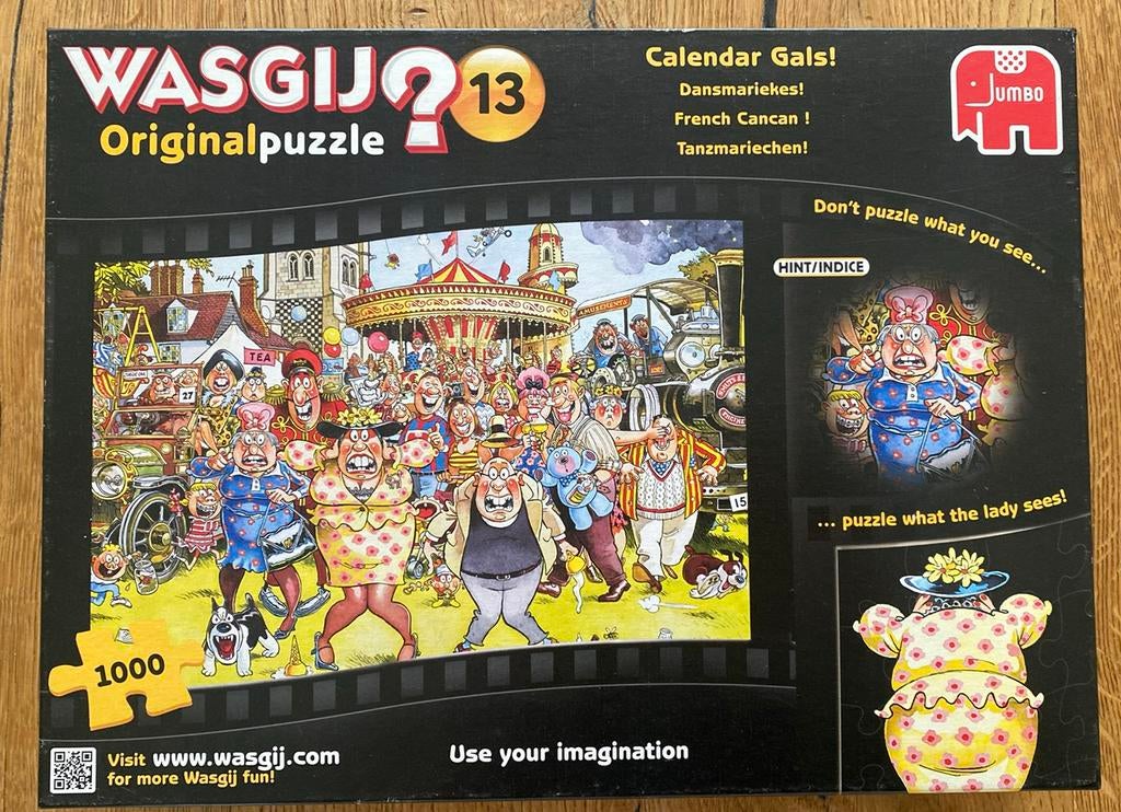 Puzzel Wasgij? 1000 stukjes, Ophalen of Verzenden, 500 t/m 1500 stukjes, Zo goed als nieuw