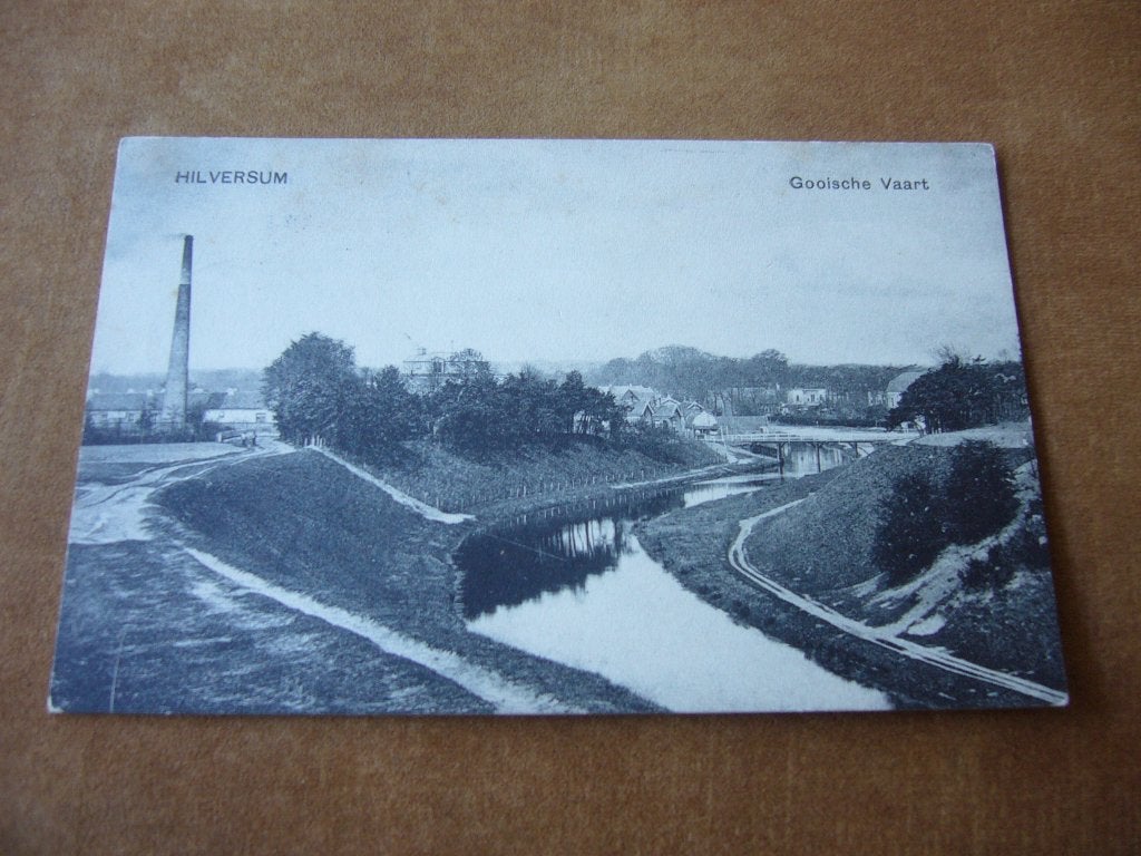 HILVERSUM  =   GOOISCHE VAART BRIEFKAART  1908, Ophalen of Verzenden, Voor 1920, Gelopen, Noord-Holland
