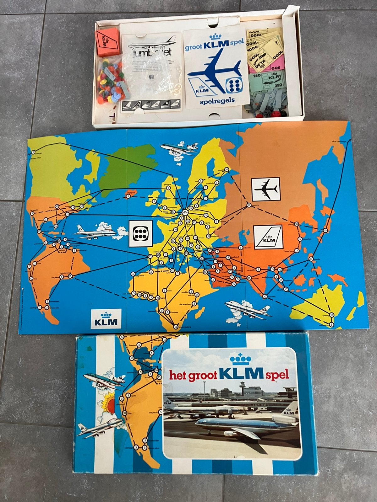 groot KLM spel, Ophalen of Verzenden, Gebruikt, Overige typen