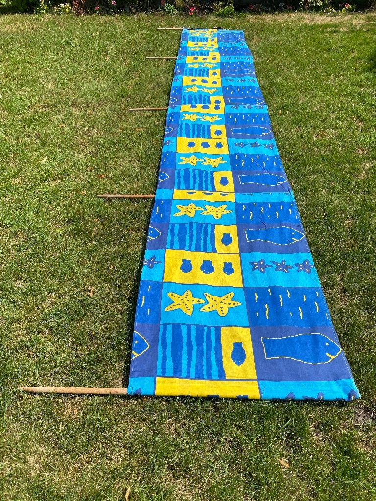 windscherm in vrolijke kleuren, Caravans en Kamperen, Ophalen of Verzenden