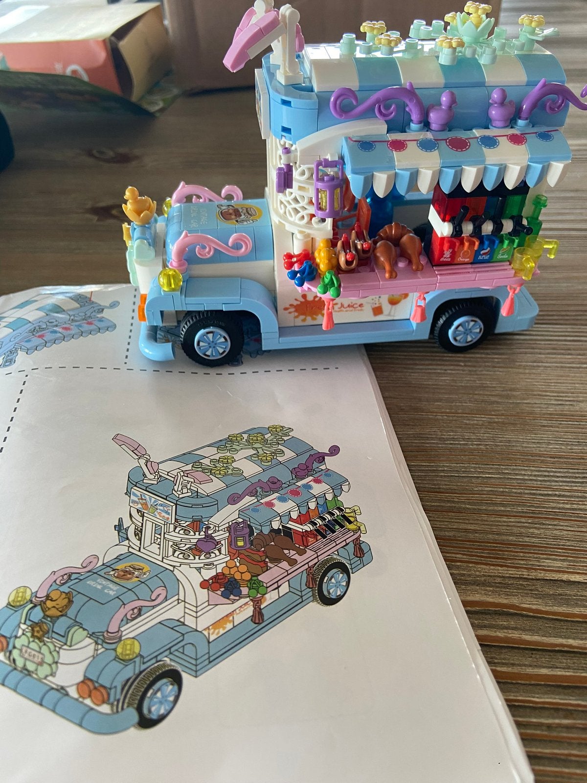 Slush puppy car van miniblocks, Kinderen en Baby's, Ophalen of Verzenden, Zo goed als nieuw, Overige merken