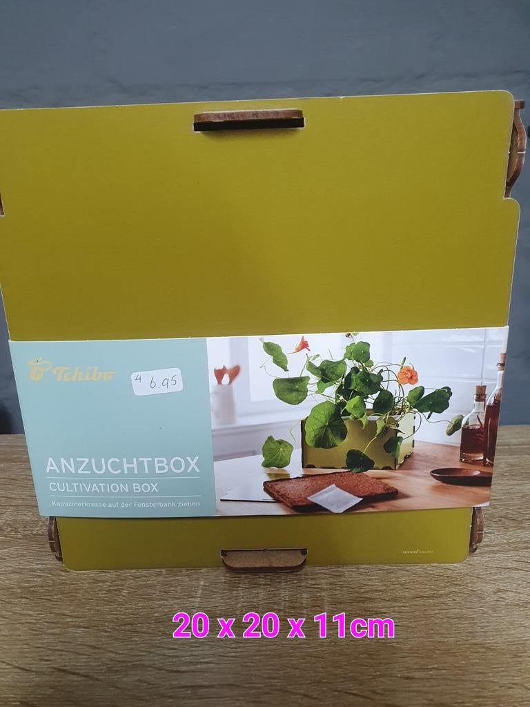Nieuwe Tchibo Kweekset - Anzuchtbox 20x20x11cm, Ophalen of Verzenden, Nieuw