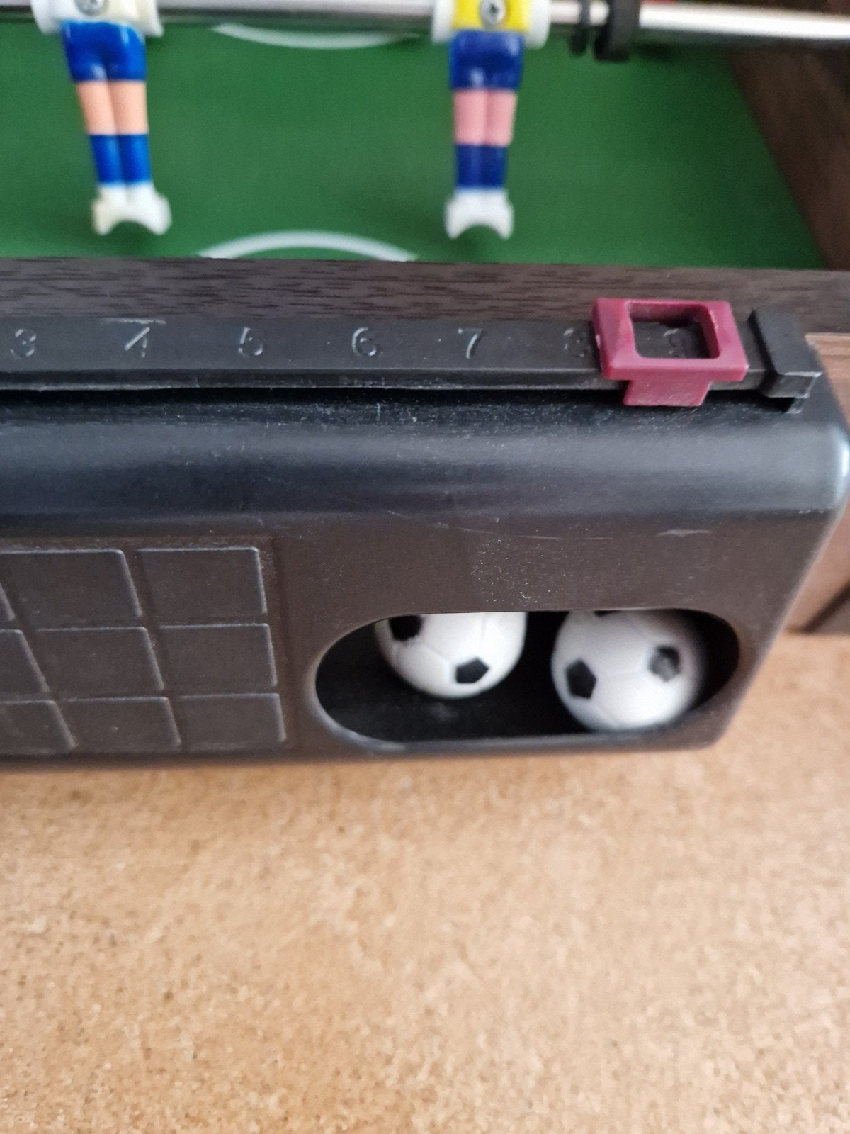 Tafelvoetbalspel - Compact en compleet, Ophalen, Gebruikt