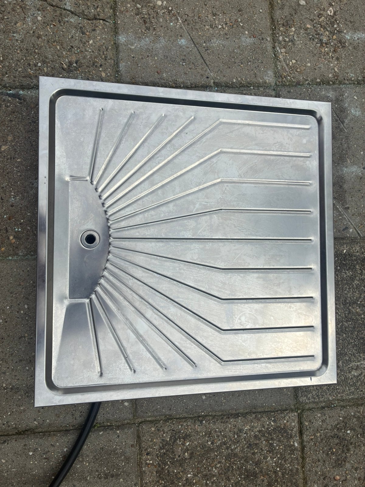 Sunline lekblad 50x50cm thuistap biertap barblad rvs tap, Ophalen of Verzenden, Zo goed als nieuw