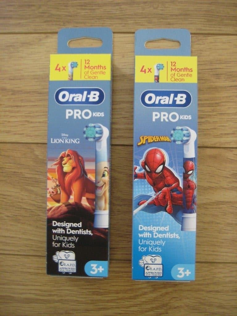 Oral B Pro kids opzetborstels Lion King en Spiderman NIEUW, Ophalen of Verzenden, Nieuw