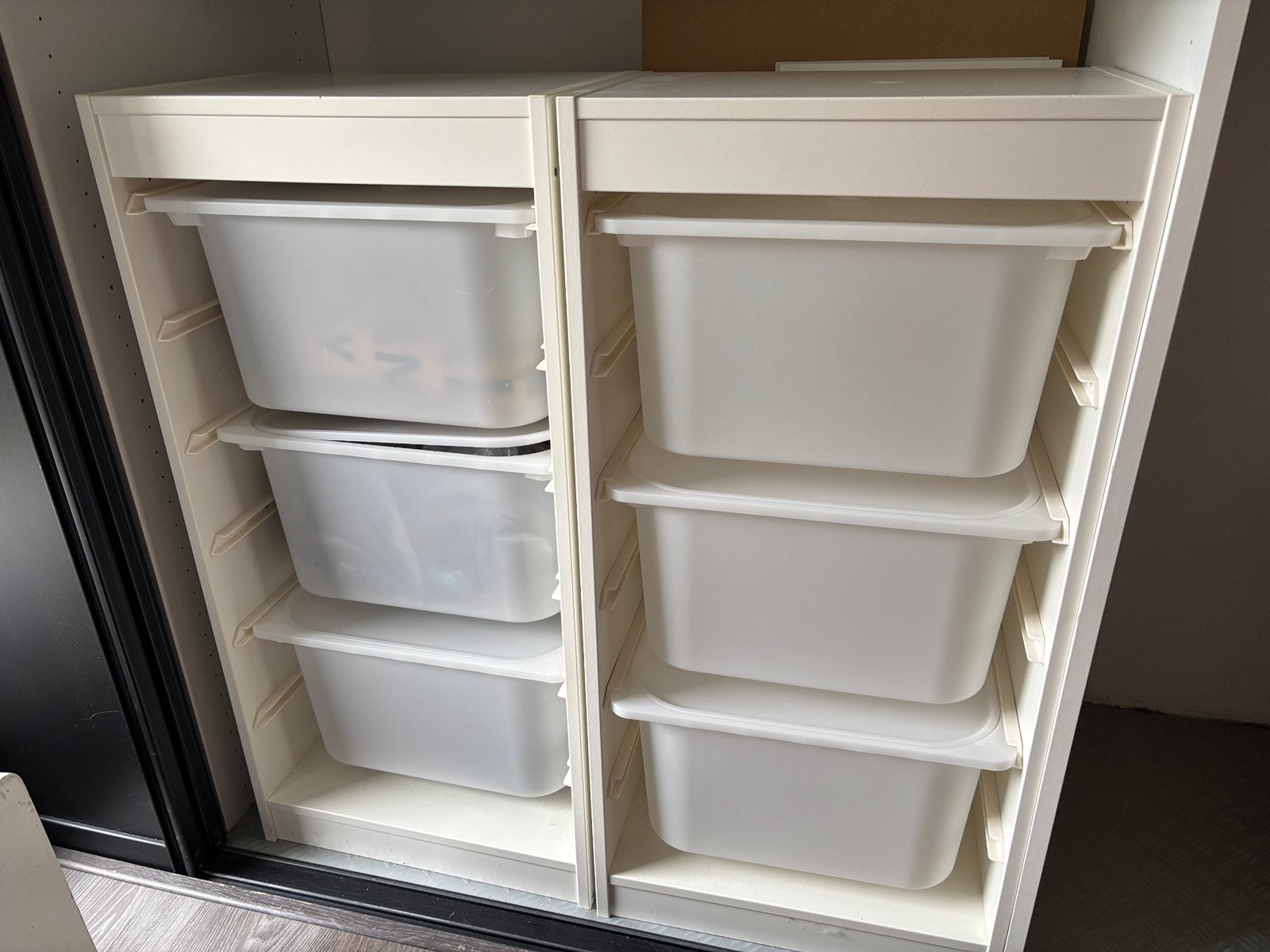 IKEA Trofast 3x opbergkast met 6 bakken, Ophalen, Gebruikt