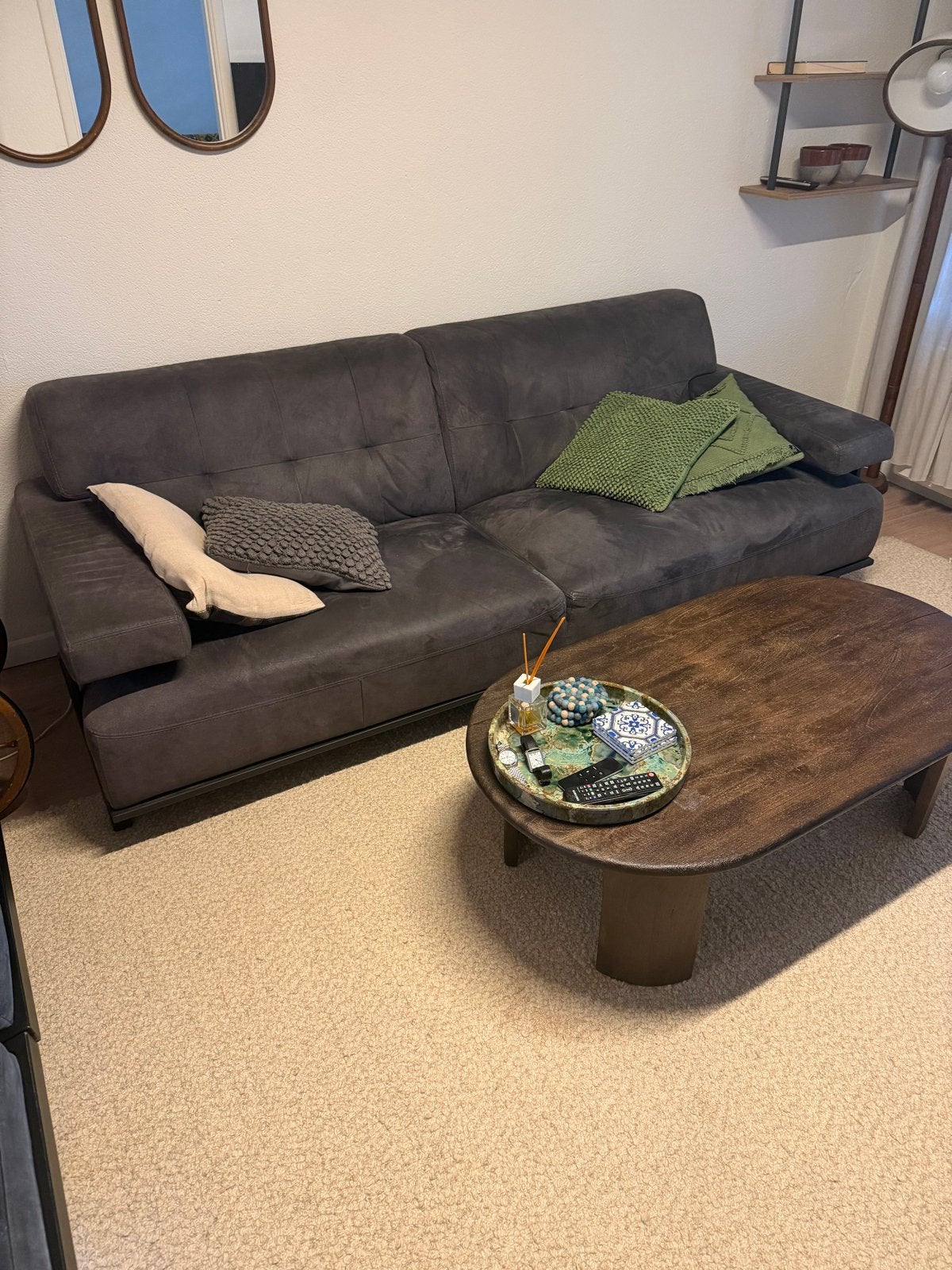 Bank en twee fauteuils, Huis en Inrichting, Ophalen, Gebruikt, Driepersoons, 75 tot 100 cm