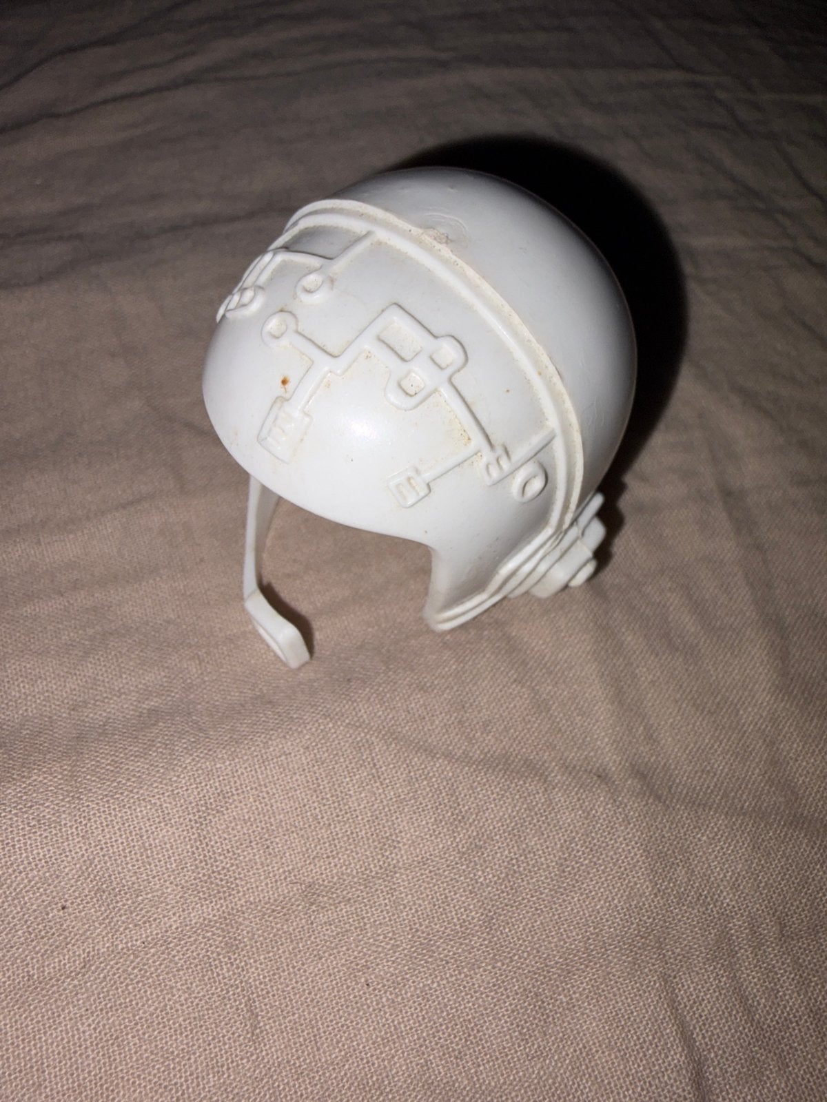 Vintage Star Wars Speeder Bike Scout Trooper Helm, Ophalen of Verzenden, Gebruikt, Actiefiguurtje