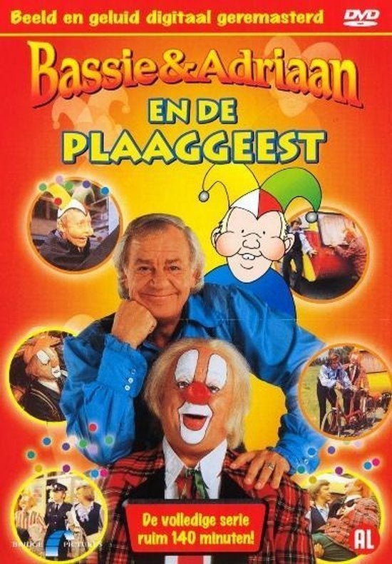 DVD Bassie & Adriaan - En De Plaaggeest, Avontuur, Alle leeftijden, Ophalen of Verzenden, Zo goed als nieuw