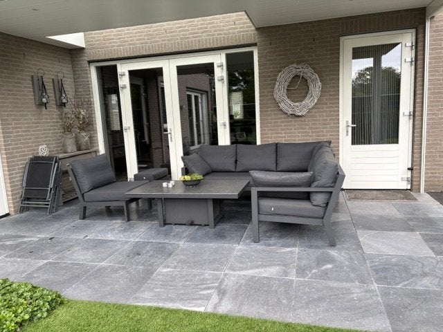 Te koop: Loungeset Timber Life, in prima staat., Tuin en Terras, Ophalen, Bank, 6 zitplaatsen, Aluminium