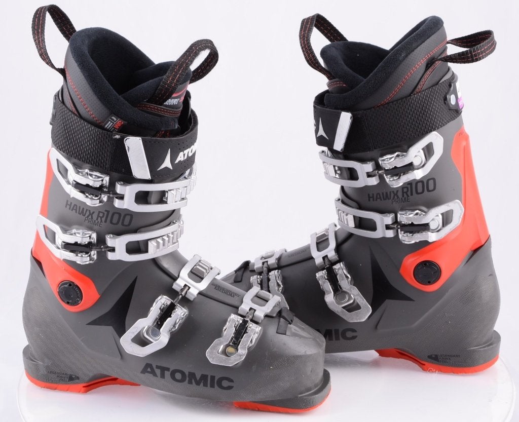 40,5 41 EU skischoenen ATOMIC HAWX PRIME 100 R GREY/red, 160 tot 180 cm, Gebruikt, Verzenden, Schoenen
