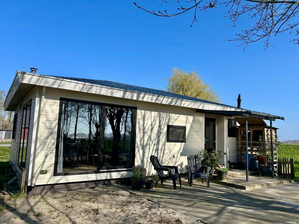 Dubbele chalet (70m2) / mantelzorgwoning te koop, vanaf nov, Caravans en Kamperen, Stacaravans, Tot en met 4